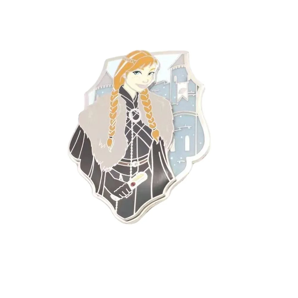 China supplier plated sliver OEM Kunshan custom printing lapel pin stick with competitive price