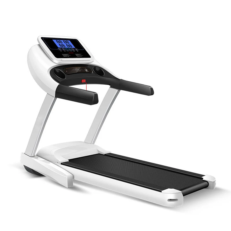 Home shock high motor absorbing electric treadmill with heart rate function