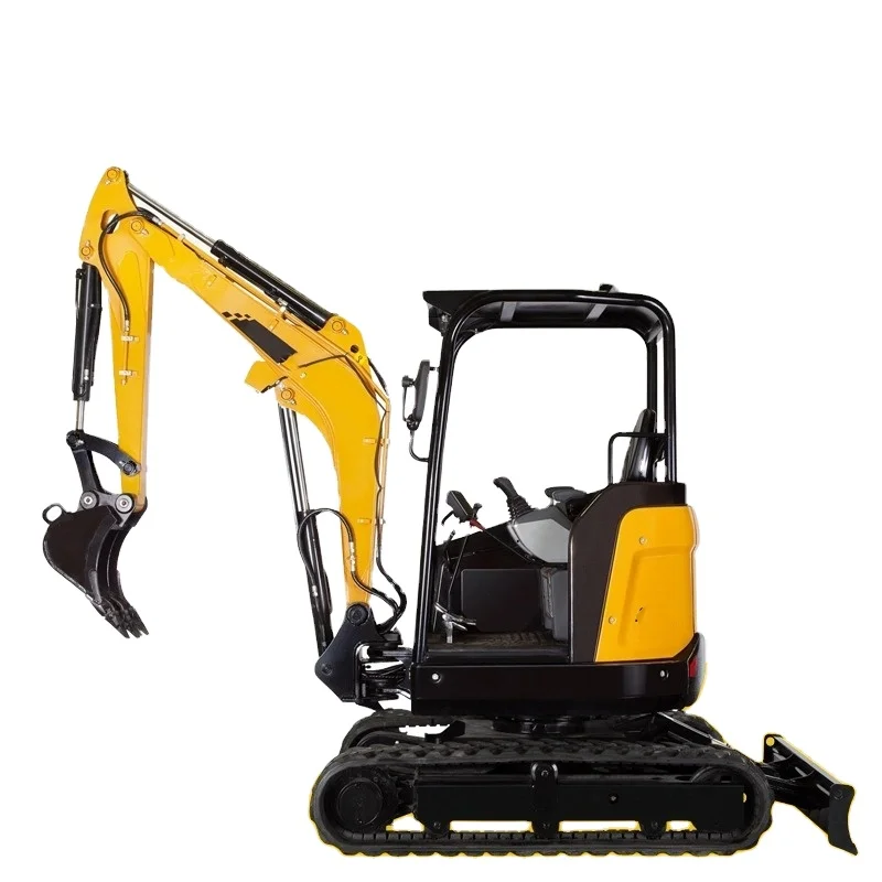 Taixi Rotating Bucket Construction Earth Moving Machinery agricultural Machinery  Home Excavator  1.0 Ton Excavator