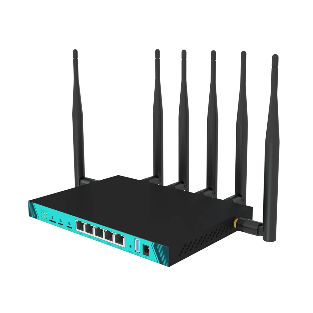 Industrial LTE Router 2.4Ghz 5.8Ghz Gigabit Dual Module 4G Dual Sim Router