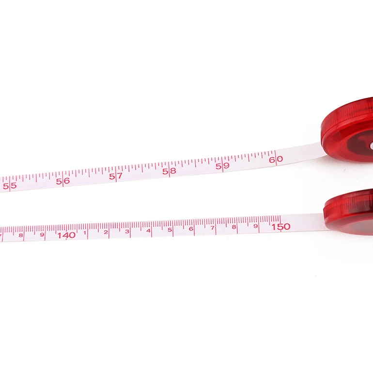 150Cm 60 Inch Hot Sale Round Mini Sewing Cloth Tailor Fabric Metric Inch Retractable Measuring Tape,Pvc Measuring Tape