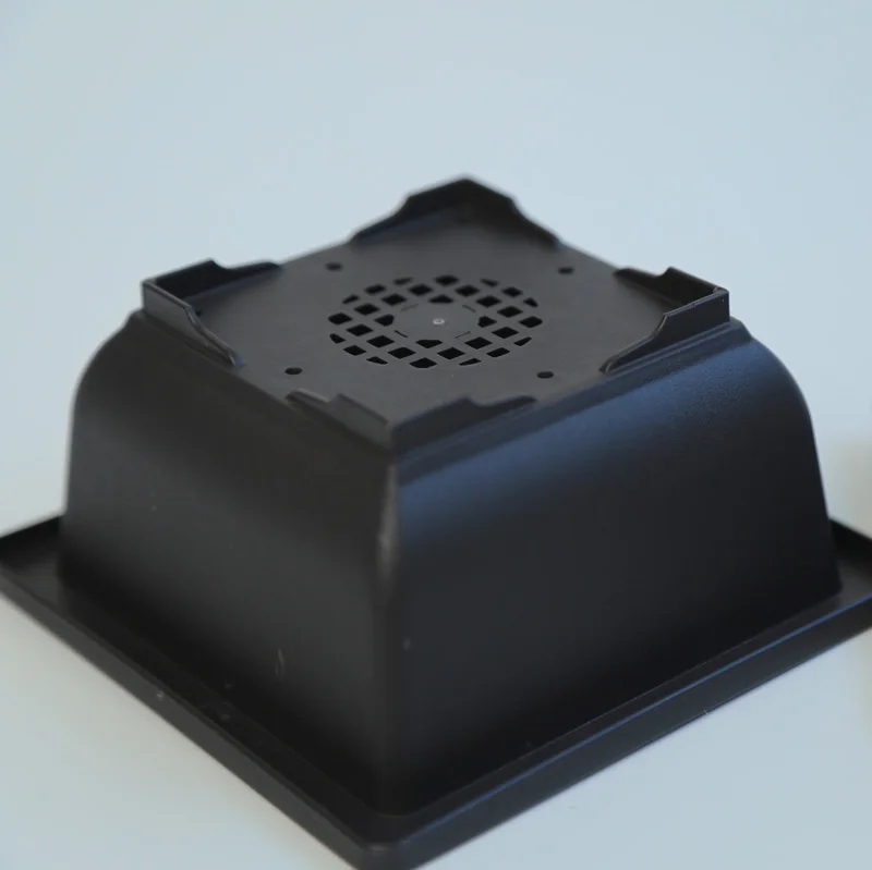 
Black Color Round Shape 10 Inch Planter Large Clay Plastic Plant Pot Indoor and Outdoor Flower Pots for Garden 