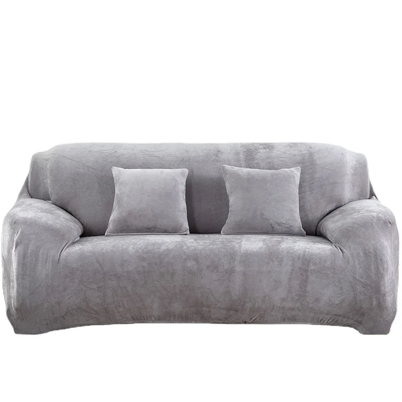 Luxury Multi Color Velvet Slipcover Sure Fit Modern Sofa Covers 3 Seater Velvet Recliner Cover