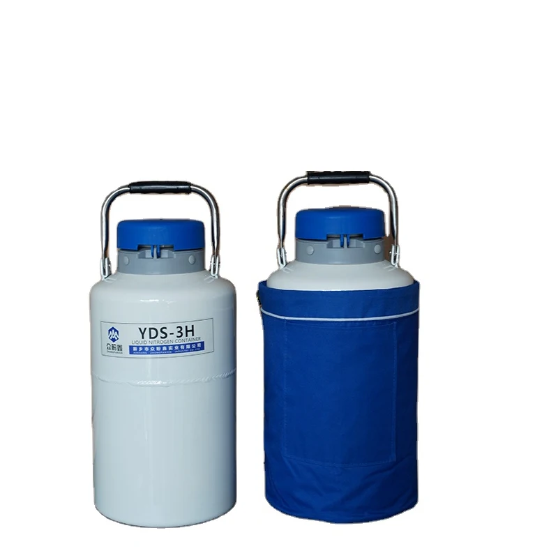 Dry Shipper 6 Liters Liquid Nitrogen Container For Bio Samples Air Transportation 80mm mouth