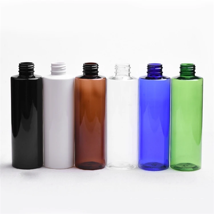 IBELONG Wholesale Amber Clear Green White Blue Black Empty Cylindrical 200ml PET Plastic Trigger Spray Bottle Mist Spray Bottle