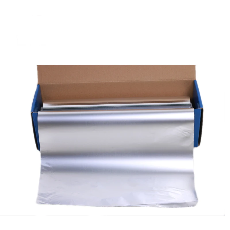 25 Microns Thick Heavy Duty Aluminum Foil 12 Inches by 500 Foot Long Roll for Food Service Industry