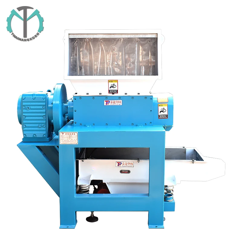 Tyrone Custom Homemade Plastic Recycling Shredder Machine for Board Shoes match Conveyor Belt Linear Vibration Sieve