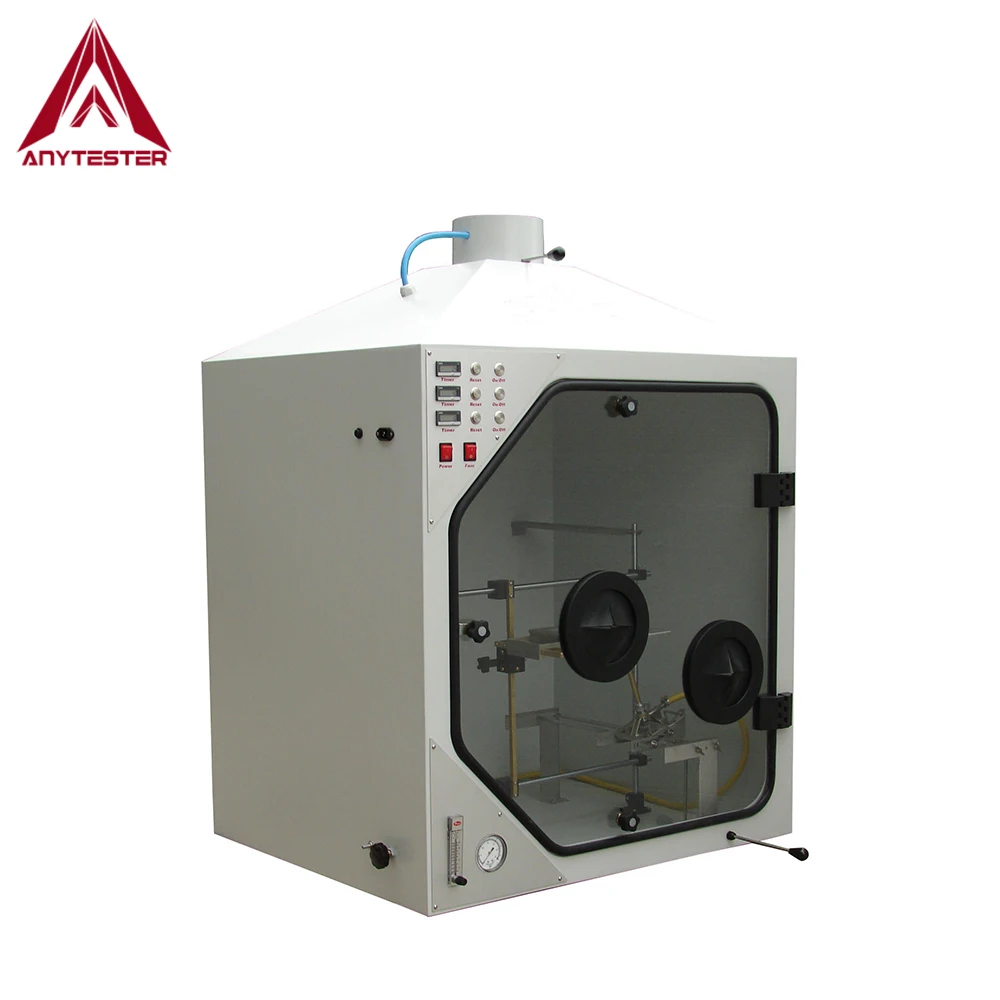 UL94 Горизонтальный Вертикальный тестер воспламеняемости ASTM D5207