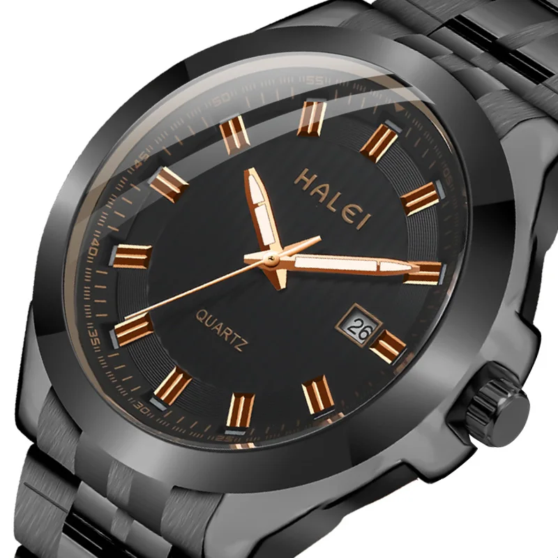 STAR RUDDER 8027ML water proof men wrist watch luxury,unisex muslim watch,luxury stainless steel quartz watch for men women