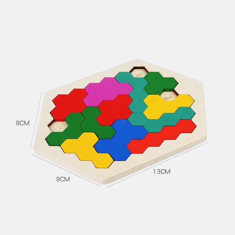 Baby Rainbow Educational Toys puzzle jigsaw Wooden Toys Montessori Early Learning Birthday Christmas kindergarten Toys