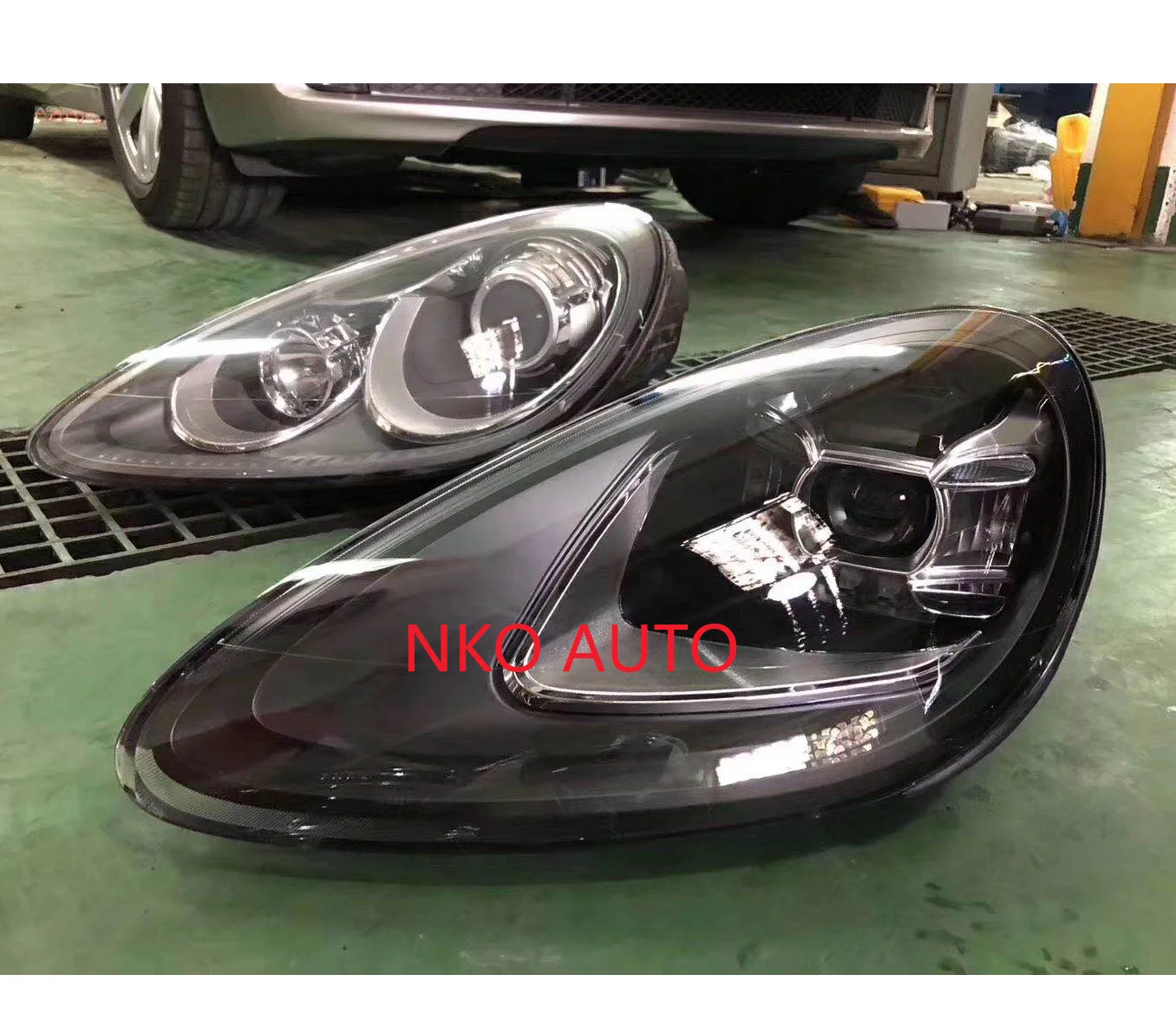 
HEADLAMP head light headlamp HEADLIGHT for PORSCHE cayenne 2011-2014 up look like 2019 vision 
