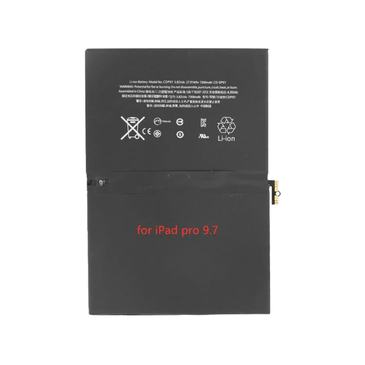 Free tools original tablet battery for ipad mini 1 2 3 4 replacement batteries for 1 2 3 4 5 6 ipad pro 9.7 12.9 inch