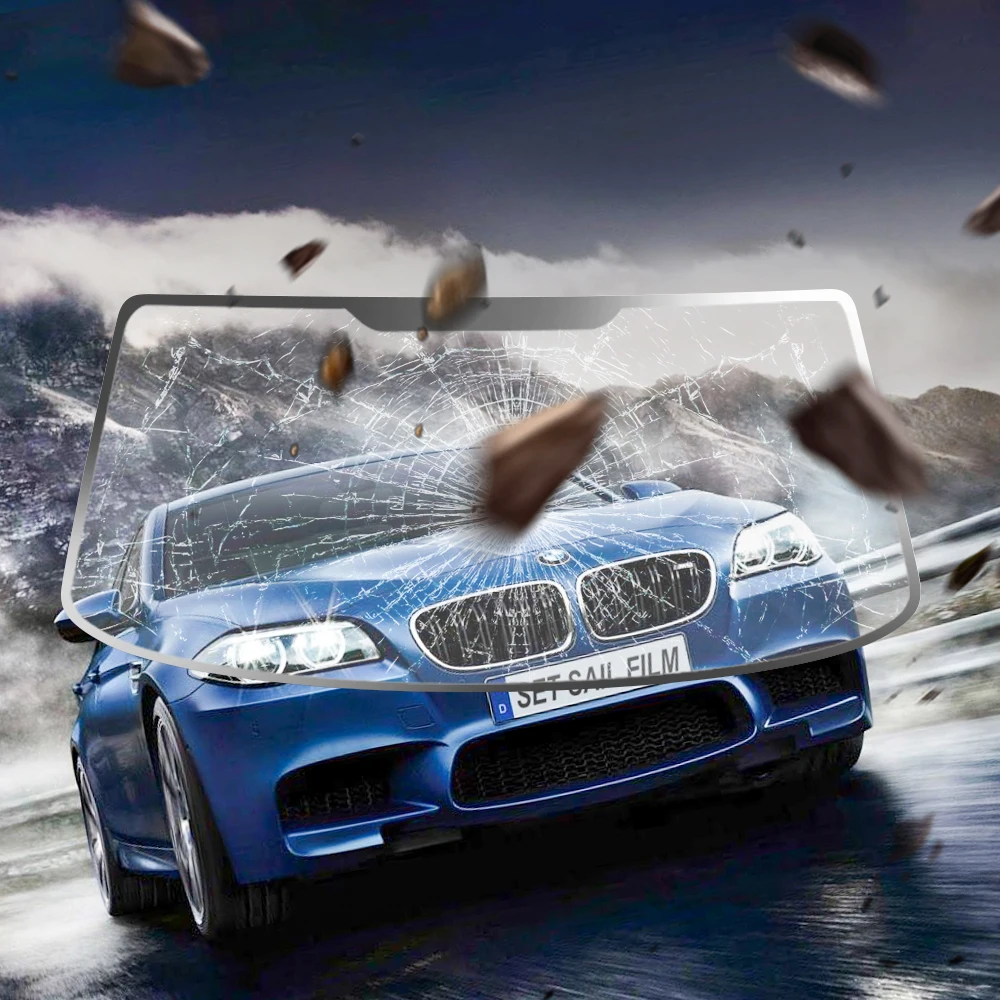 Hot Sale 1.52*15m Roll 6 Mil High Quality Automotive Window Film Protection Glass Windshield TPU Armored Glass For Car