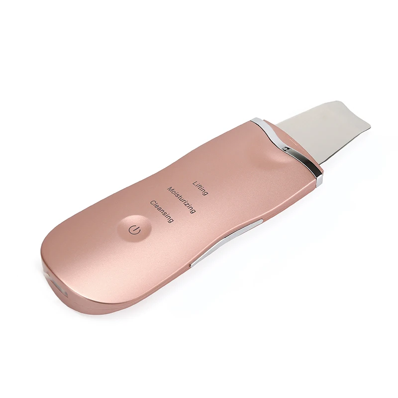 Wholesale Professional Beauty Care Iontophoresis Electroosmosis Spatula Exfoliator Microcurrent Ultrasonic Face Skin Scrubber