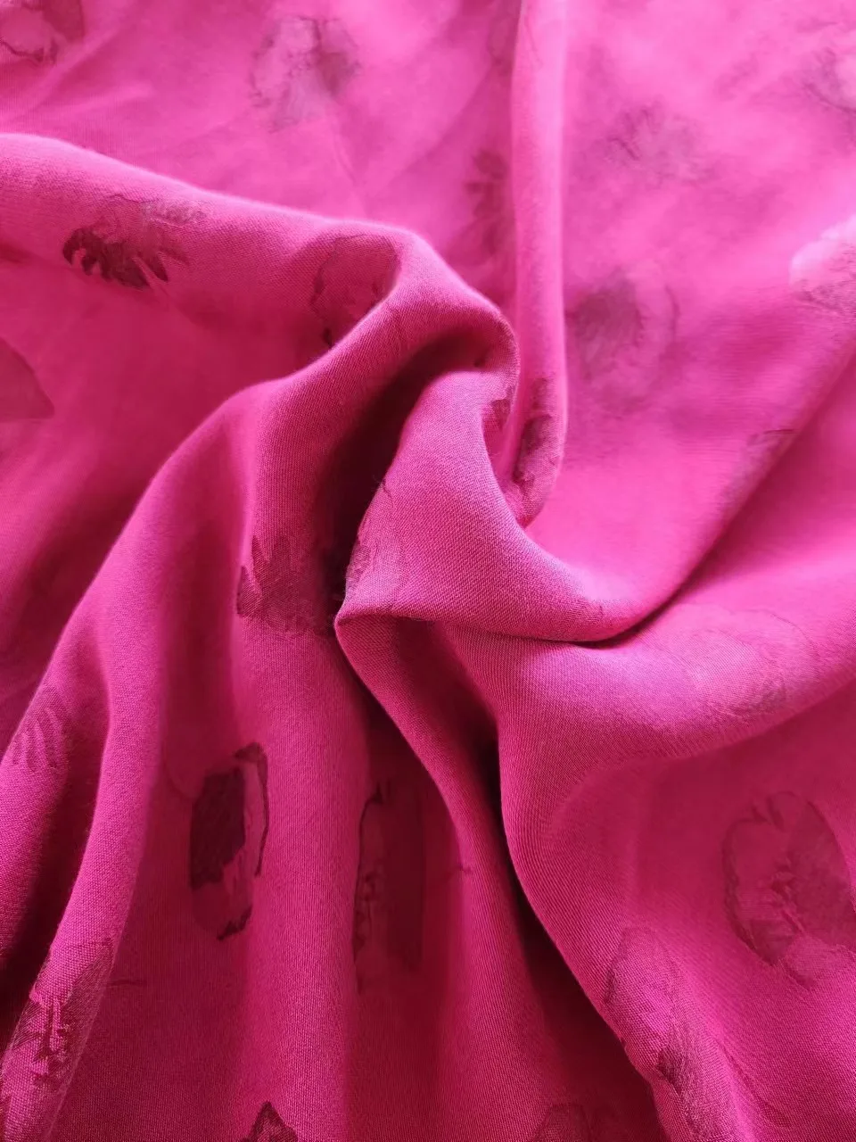 import fabric cupro rayon jacquard fabric for women garment