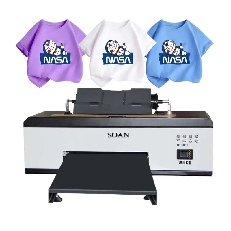 12 inches  Desktop A3 Size Dtf Printer T-Shirt Printing Machine For fabric caps textile Small Business Ideas