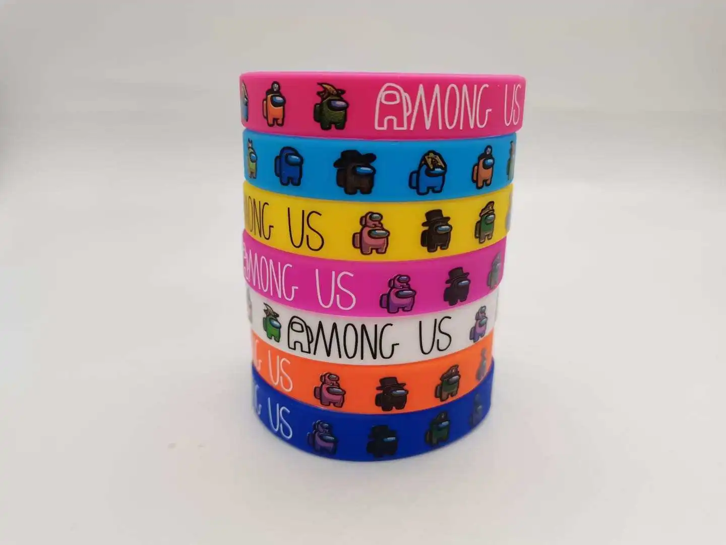 Spot-made Space Werewolf Killing Silicone Bracelet Game Wristband With Full Colors Printing