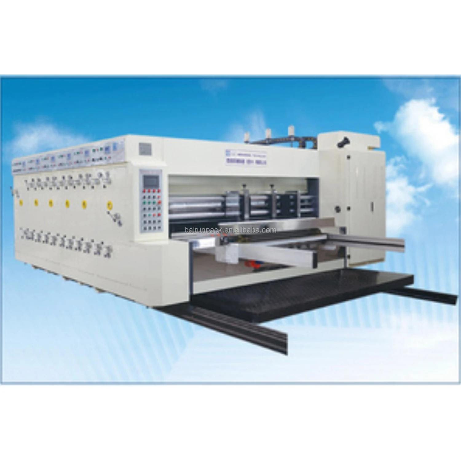 BR-GYK-1  high speed printing and slotting die-cutting machine carton printing