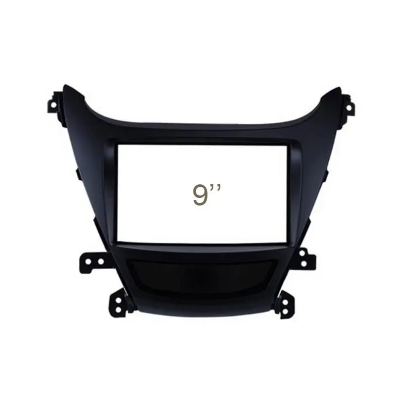 9 Inch Car Fascia Trim Kit For HYUNDAI Elantra 2014- 2016 Double Din DVD Fascias frame Audio Fitting Adaptor Facia Panel In-dash