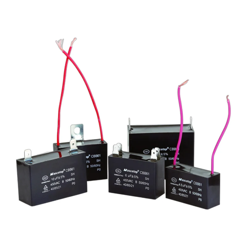 Cbb61 250v 3.5uf Fan Capacitor 1.5uf 450v Cbb61 Capacitor for Air Conditioner Accessories