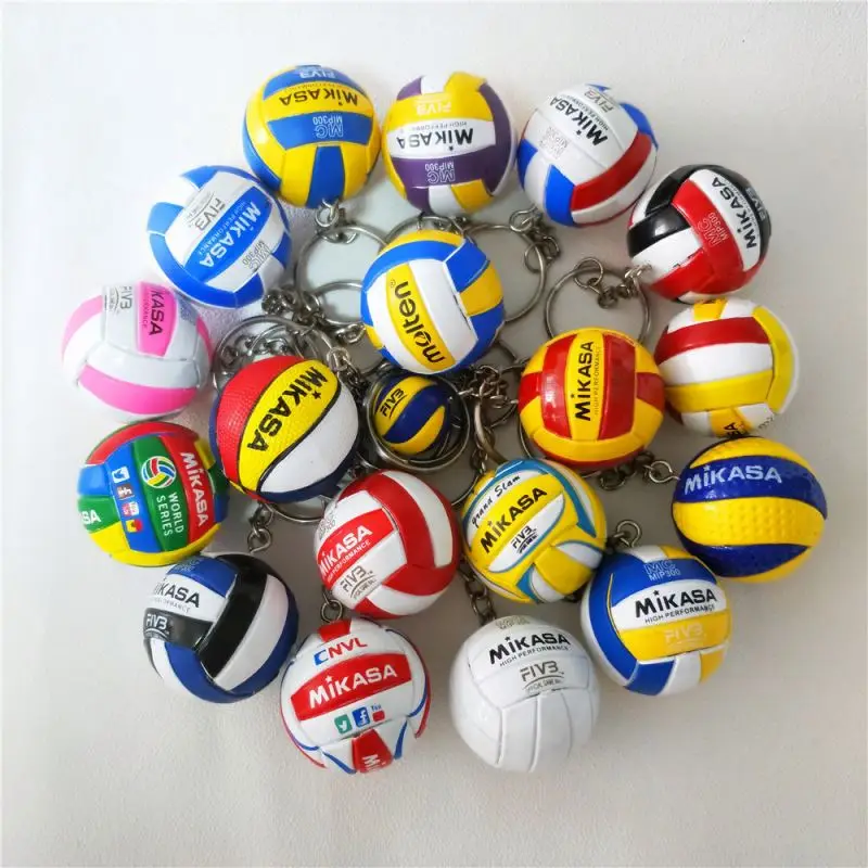 Volleyball Keychain Sport Key Chain Car Bag Ball Volleyball Key Ring Holder Volleyball Gifts For Players Keyring Keychains