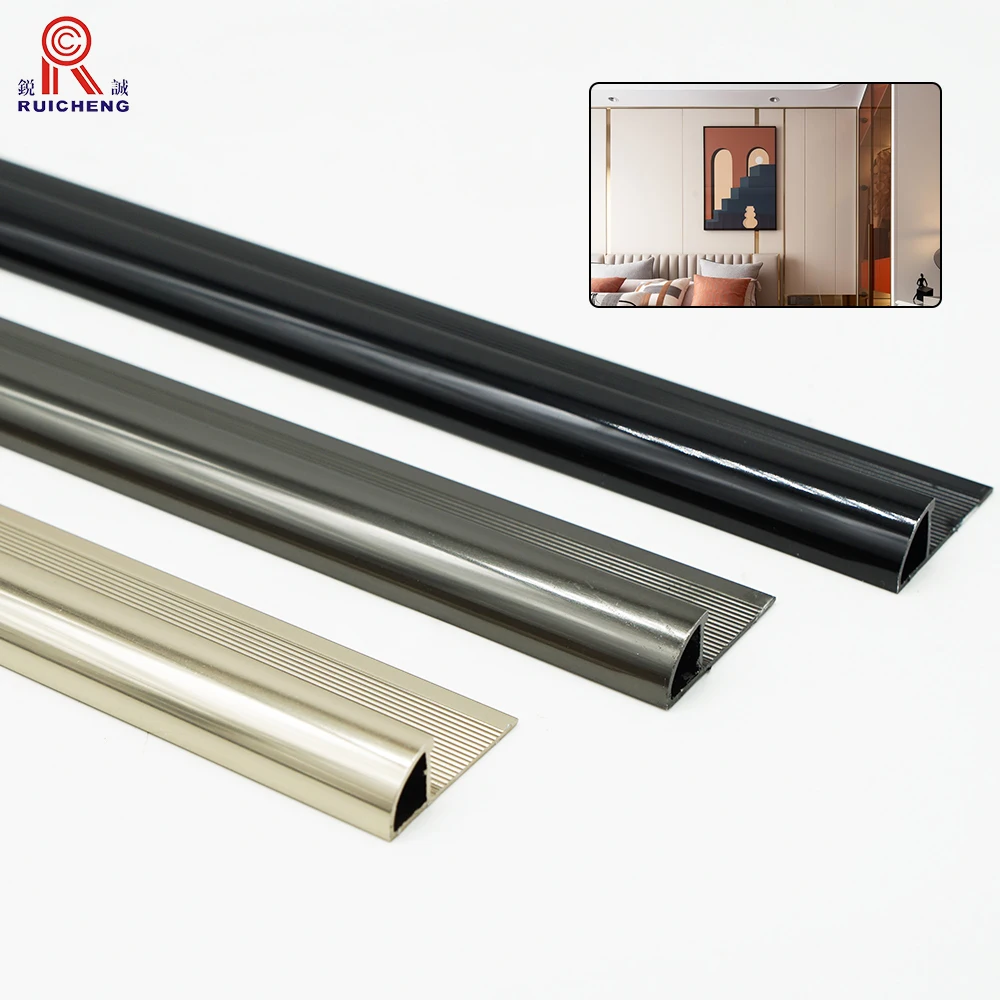 Anodized Tile Trim Aluminum Factory Profile Black Aluminum Tile Corner Trim