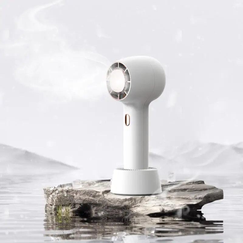 2023 Portable Mini Rechargeable Ice Compress Handheld Fans