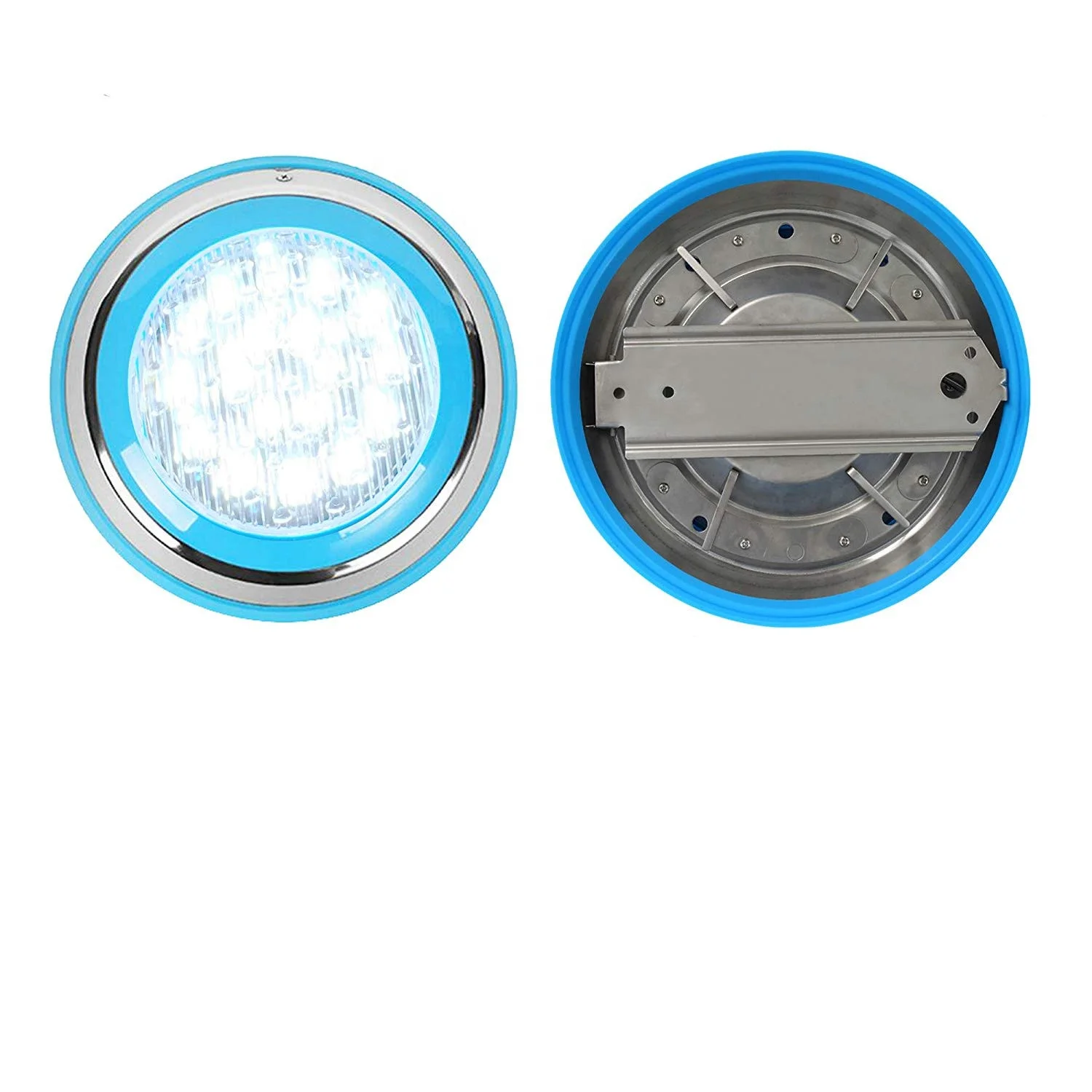 
IP68 3000K 6000K Blue 18W Led Swimming Pool Light 12V AC DC Lamp Under Water Swimming Pool Lights 
