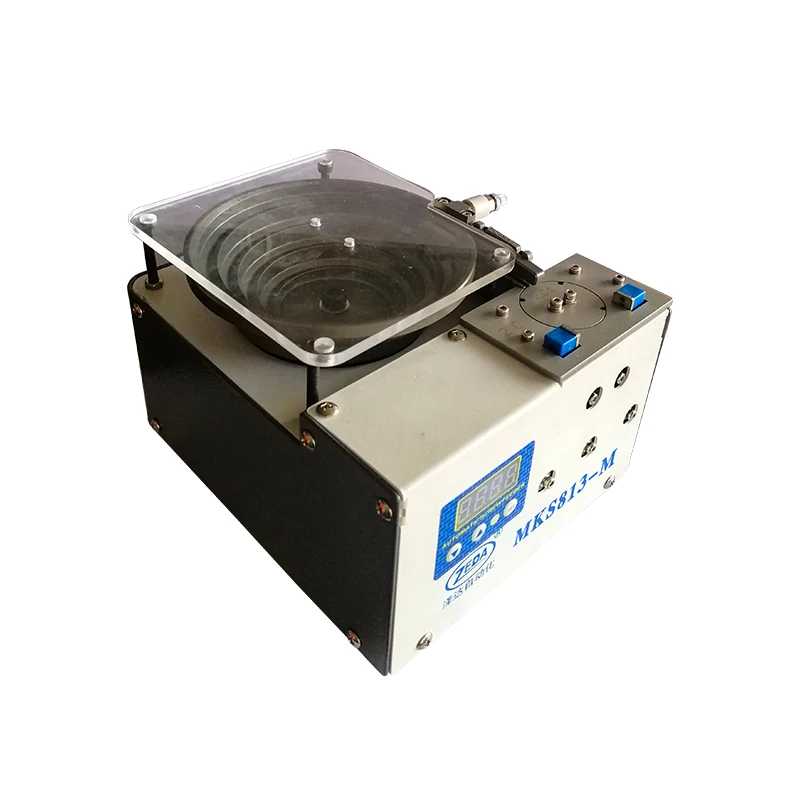 MKS813M custom mini vibrating bowl feeder,vibratory parts feeder for automatic assembly line Machine Vibrating Disc Screw Feeder