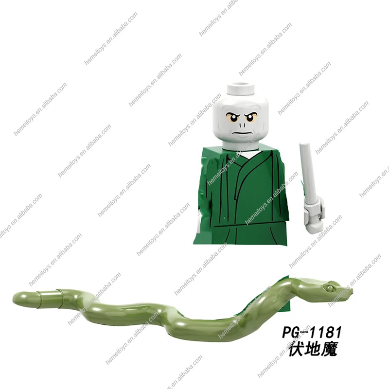 Hot Harry Magic Movie Voldemort Hermione Ron Newt Dumbledore Potteres Building Blocks Mini Action figures Toys For Kids Gift