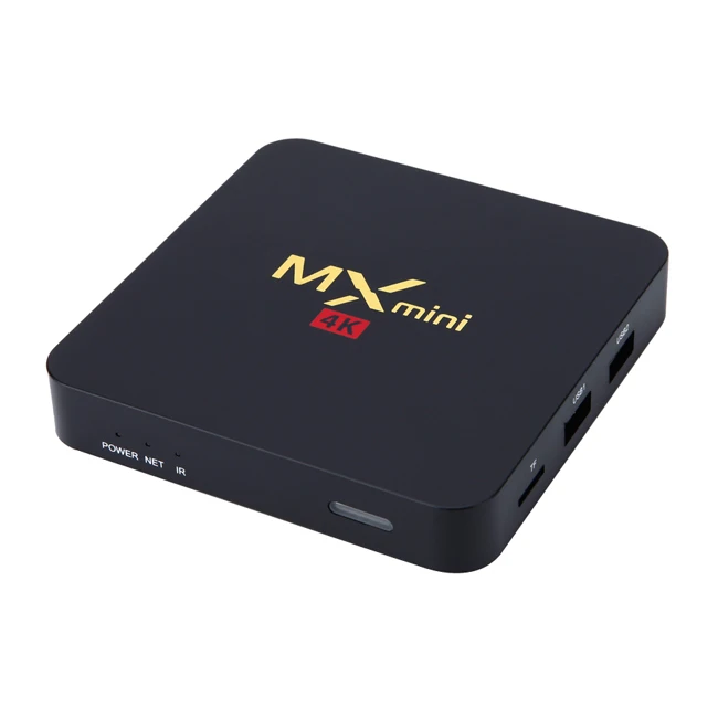 S905W MX PRO Android TV BOX Quad Core Rockchip RK3229 Android 7.1 With Smart OTT TV Boxes 2019