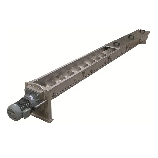Screw Auger Conveyor Hopper Feeder Screw Conveyer Machine
