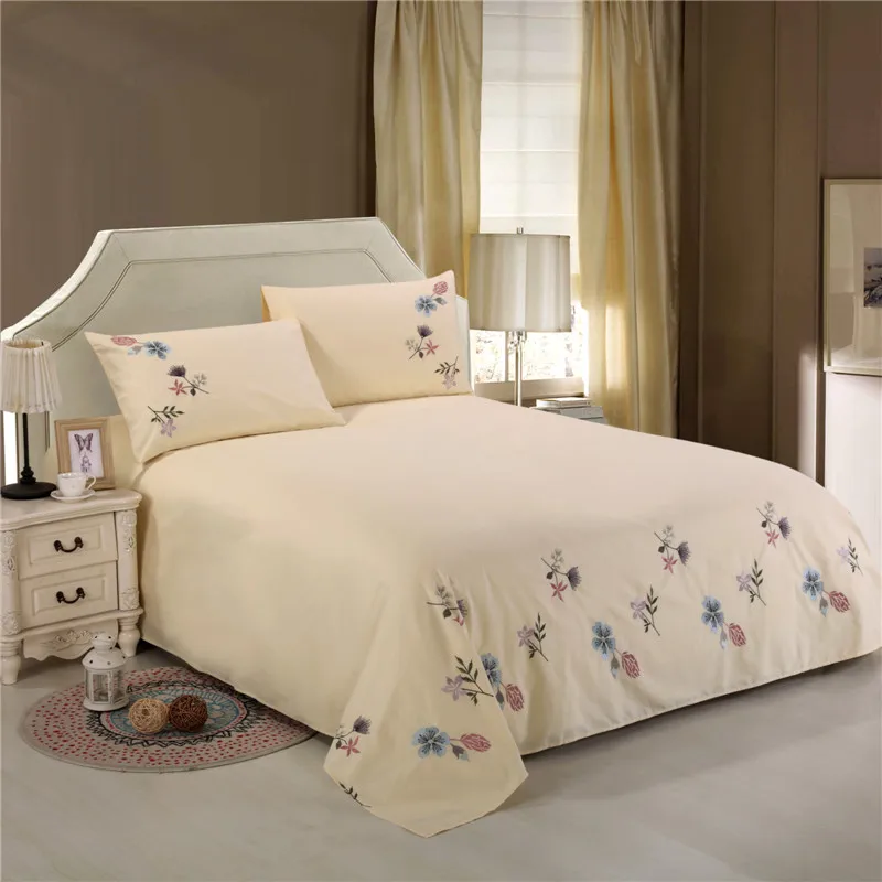 best price brushed microfiber woven 100% polyester wholesaler 70 gsm printing bedsheet for 240cm