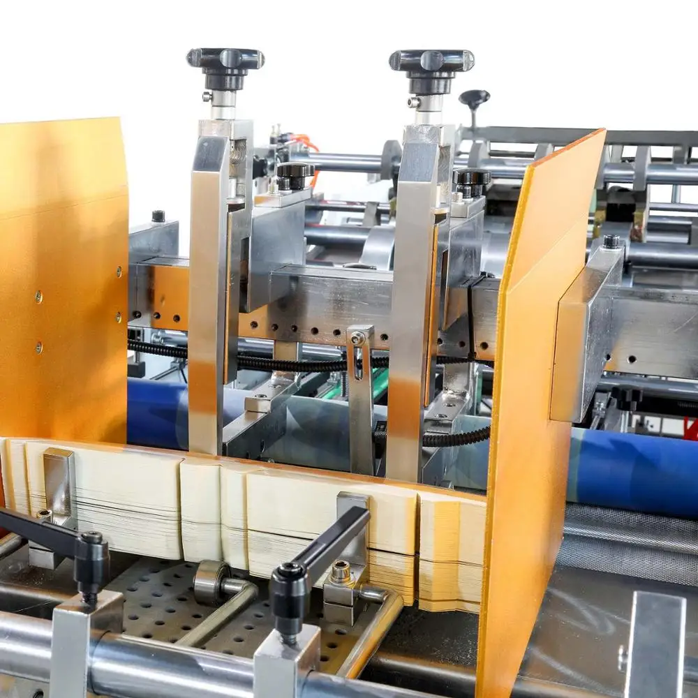 Automatic Paper Carton Box Making Machine