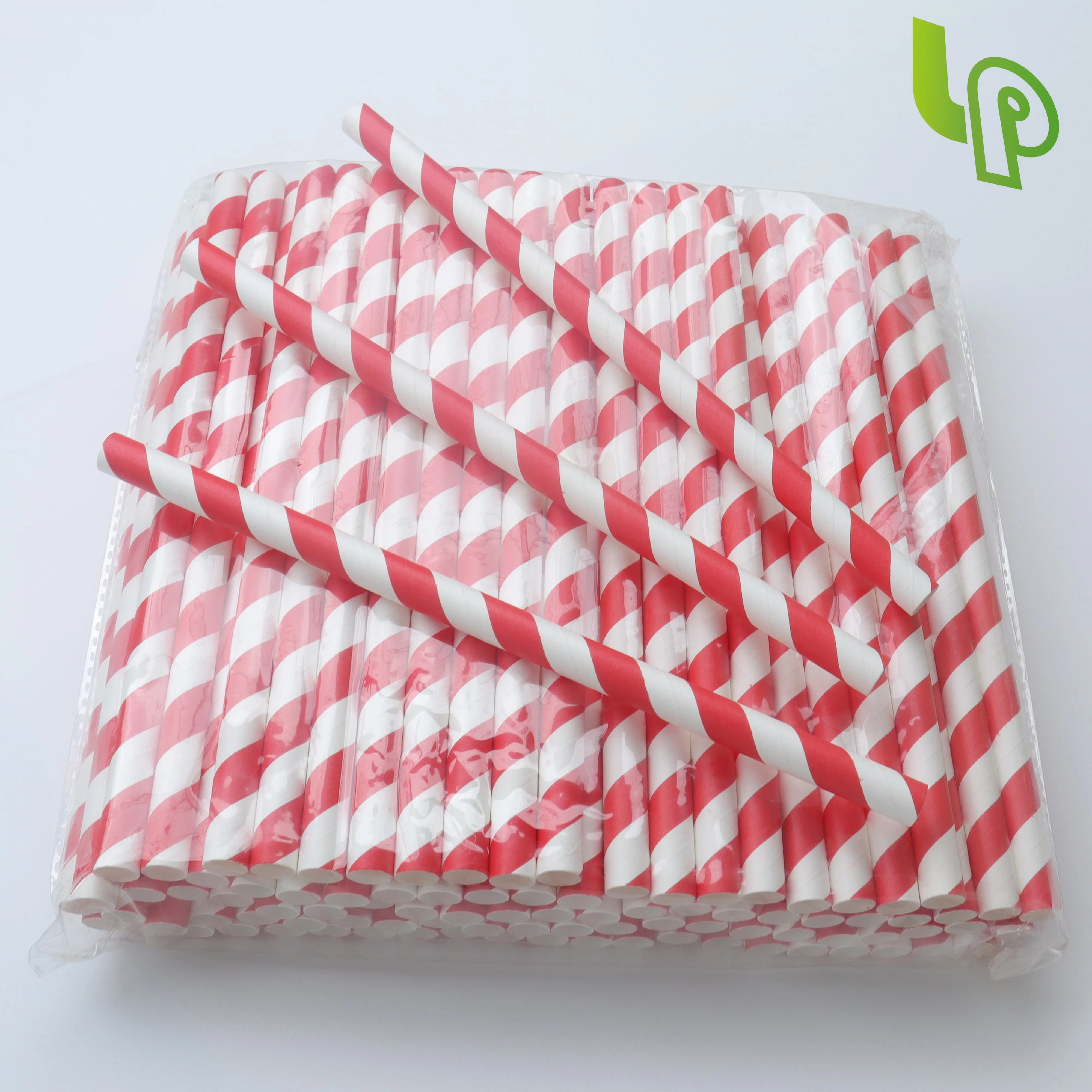 Environmentally Friendly Disposable Paper Straw Factory Straight Hair Food Grade Safety Milk Coffee Dinnerware Tableware