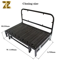 High Quality Metal Sofa Bed Mechanism Frame Full Size Iron Space Saving Invisible Folding Murphy Couch Furniture Accessories