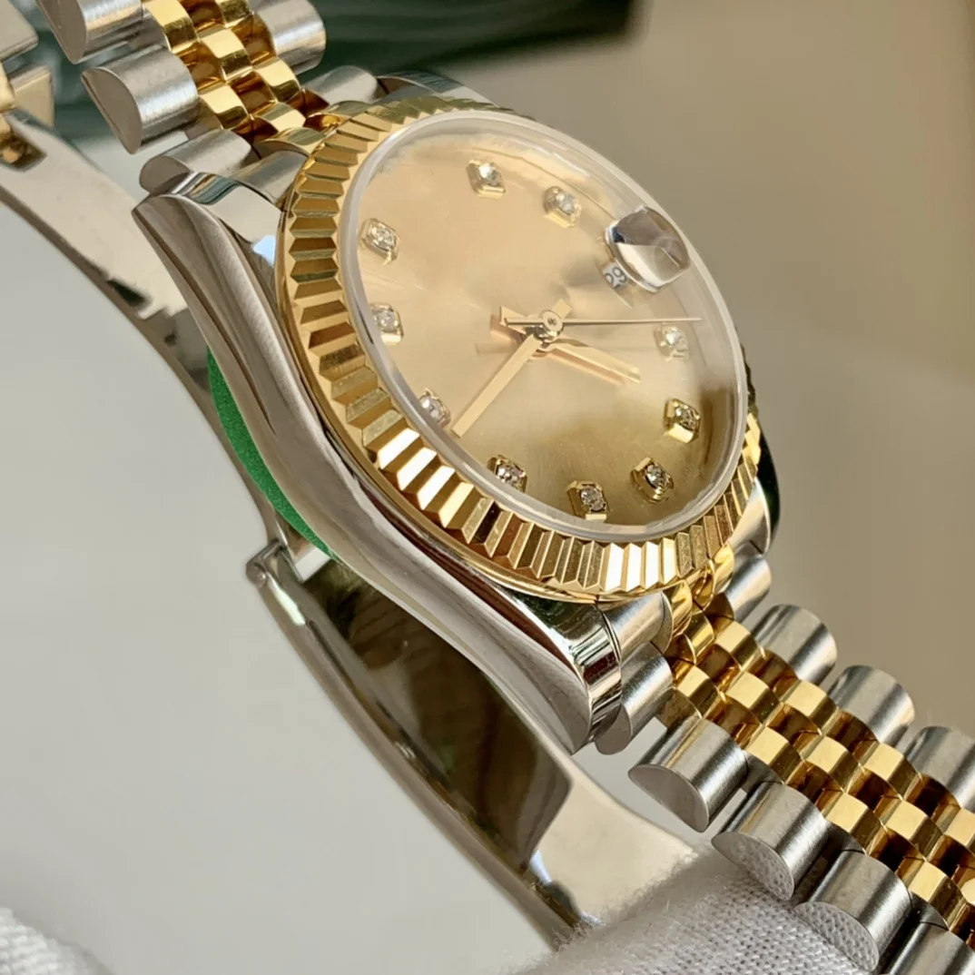 High quality  watch 904lL alloy case steel band watches women  business wristwatch  female gift auto date mechanical watches