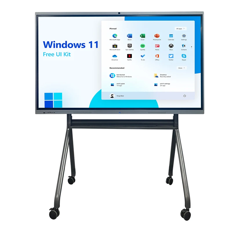 Electronic Touch Screen Display 65 Inch Panel 86 Inch Smart Board for Teaching School Digital Smart Board Interactive Whiteboard