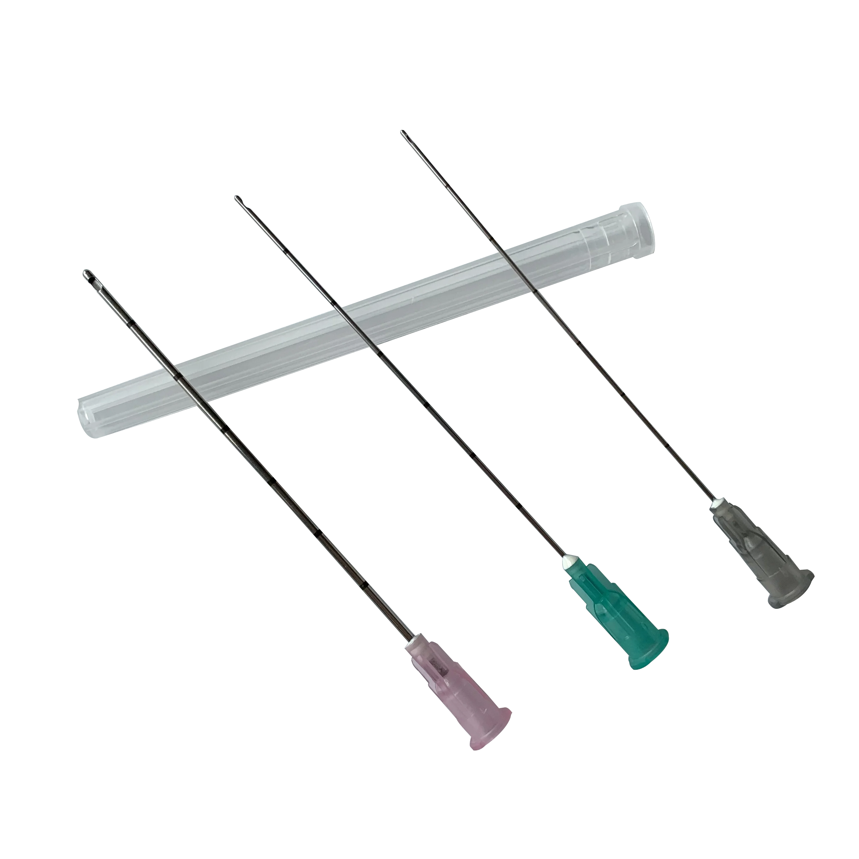 
2020 Micro blunt tip cannula needle 25g 50mm for HA dermal filler injection 