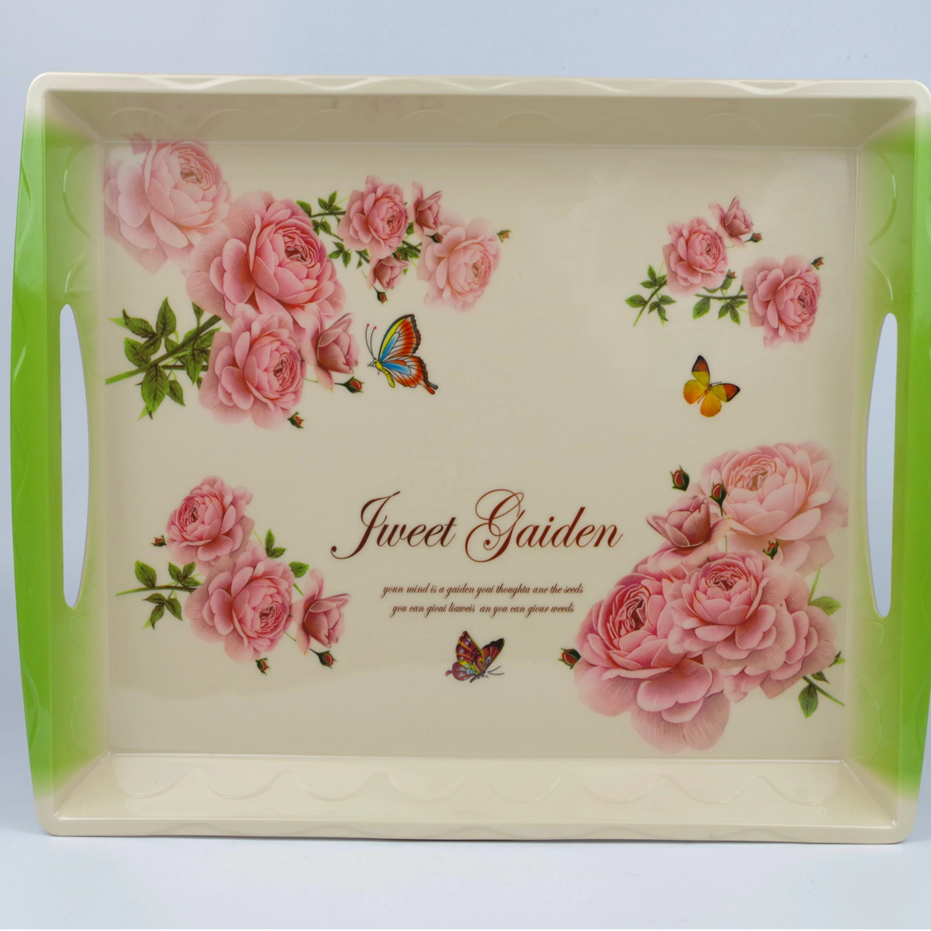 Tray New Design Melamine Plastic Egg Tray for Restaurant