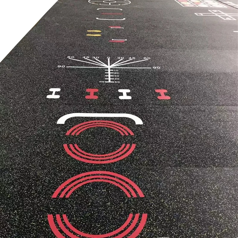 6MM 1/4 Inches Thickness Environmental Rubber Roll Sheet Flooring Home Commercial Gym Interlocking Rubber Tiles Mat