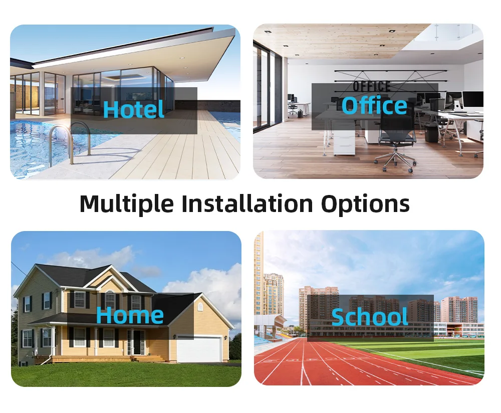 6MP 8MP Outdoor Cctv Camera Dual Lens 360 Degree Panorama Full Color Night Vision With Audio Alarm Security Camera