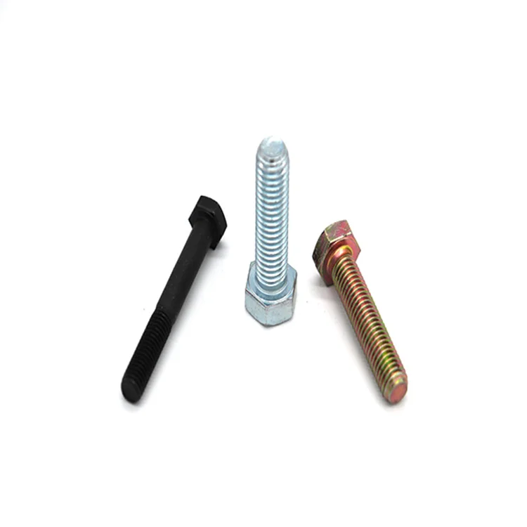 
055 metric grade 8.8 drilled head hex bolt hex bolt and nut 8.8 black hex bolt with big head 