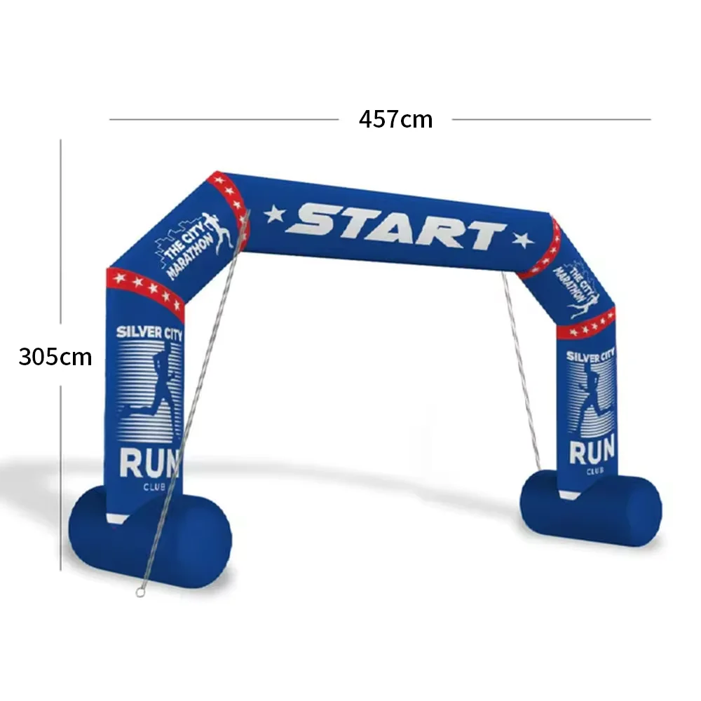 3-10m outdoor Custom Advertising Inflatable Arch Bicycle Inflatable Start line Arches Inflatable Race Arch