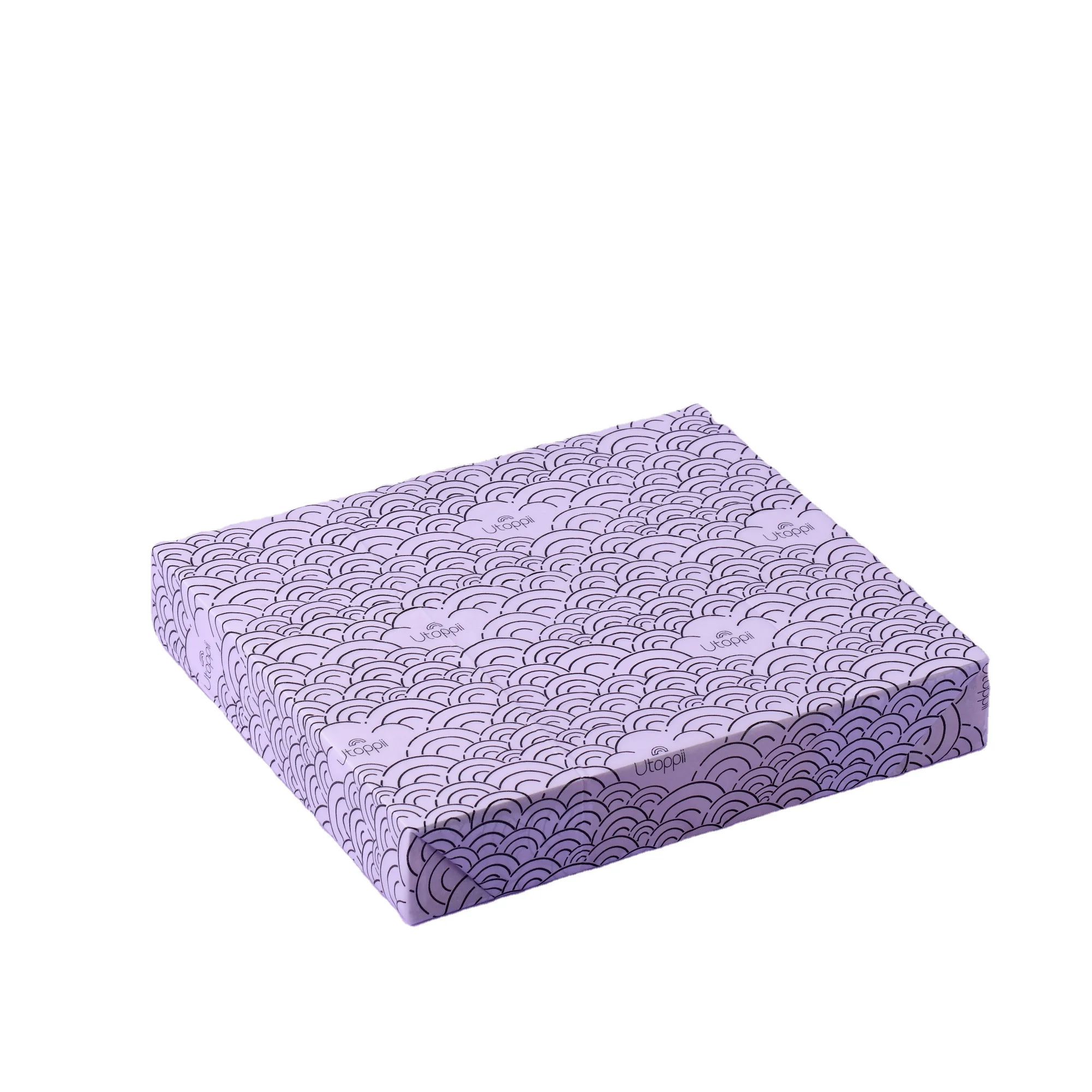 custom 25gsm 50x70cm Eco friendly white color wood free natural jute fiber flower gift wrapping paper