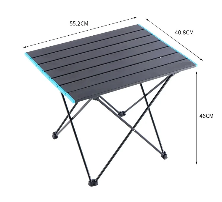 China Manufacturer Waterproof Camping Folding Table Outdoor Furniture Aluminum Strong Plastic Table