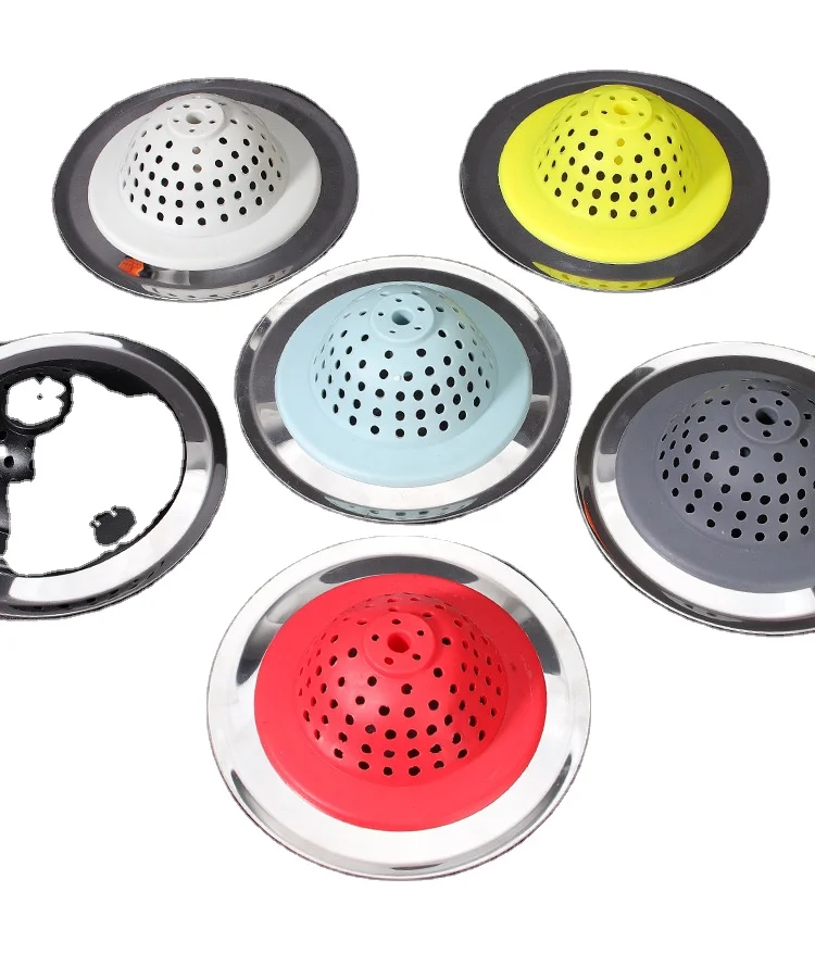 Floor Sink Strainer Basket Mesh Filter Drain Plug Cover Anti-blocking Strainer Residue Stopper Kitchen and Bathroom Tools