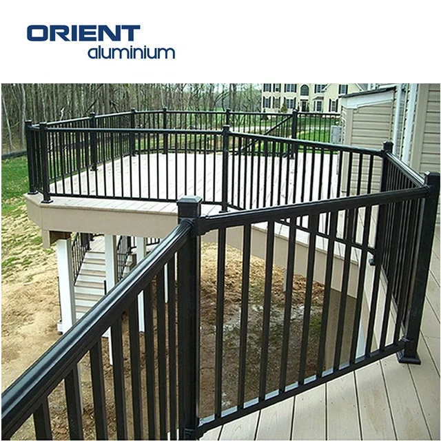  Balcony Aluminum Railing Aluminium Stair Manufacturer Modern Design Handrail &