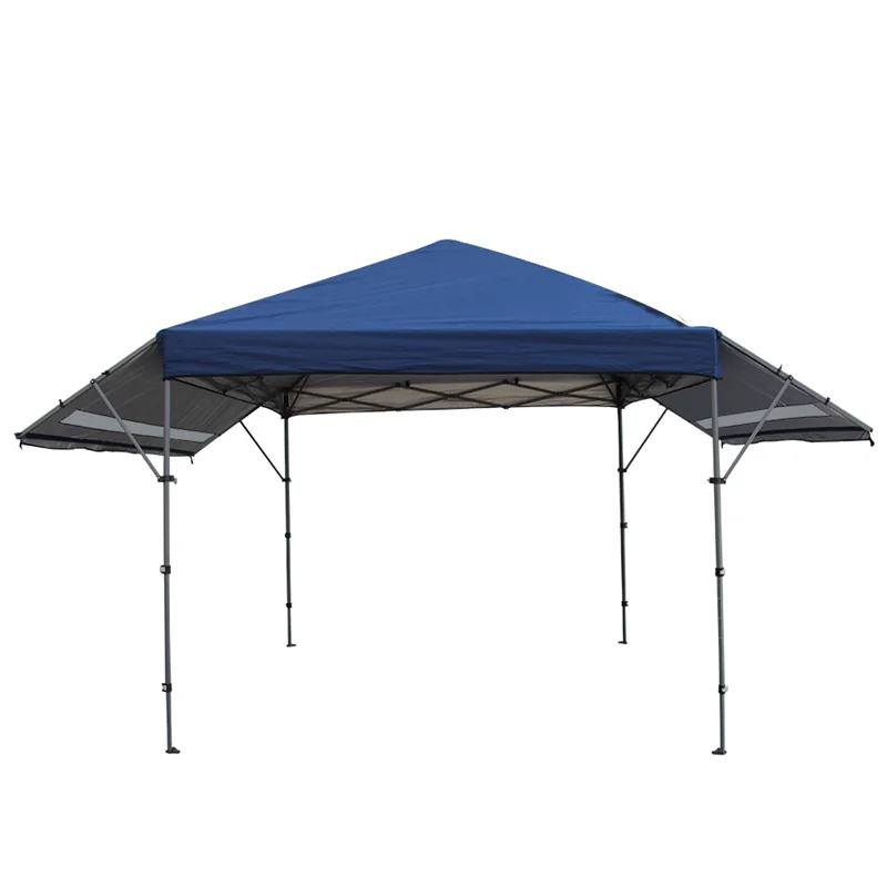 5*3m  outdoor Awning Steel Metal Gazebo patio Garden foldable tent Canopy Folding beach gazebo for sale