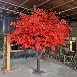 Autumn Large Outdoor Fake Artificial Japanese Red Maple Tree